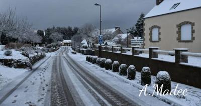 Plourac'h sous la neige